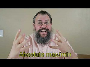 Calculus 3 -- Absolute max/min; optimization on closed/bounded set -- Overview