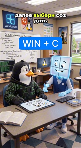 Как создать картинку на Windows , без нейросетей! #windows11 #os #лайфхак #нейросети