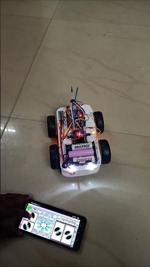 Arduino uno Bluetooth car HC-05 Bluetooth module L298N motor driver