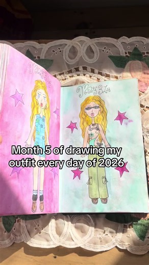 Daily Outfit Journal — Month 5: Whimsical Fashion Sketches