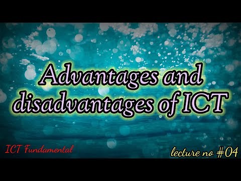 Advantages and disadvantages of ICT| ICT Fundamental | chapter 1 part 5 | computer science class 6th