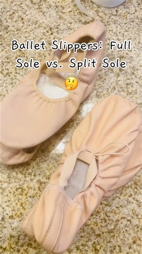 Which ballet slipper is best for an adult beginner? 🩰💕 #adultbeginnerballet