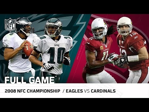2008 NFC Championship Game: Eagles vs Cardinals | "Larry Fitzgerald's Legendary Day" | NFL Full Game