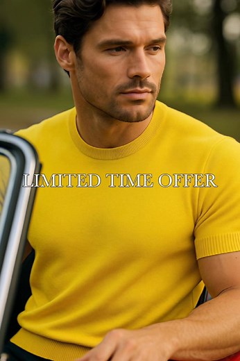 Crafted from a premium blend of ultra-soft merino wool and cashmere, this tee offers breathable comfort with a tailored fit that subtly defines the chest, shoulders, and arms. Subtle ribbed trims and a structured neckline make it perfect for layering or wearing on its own. | Redwood Main | Facebook