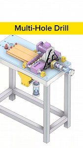 160K views · 1K reactions | Multi-hole Drill #mechanism #engineering #mechanical #solidworks #cad #fusion360.mp4 | Breno Cruz | Facebook