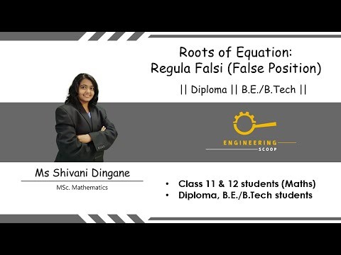 False Position Method | Numerical Methods Explained | Engineering Mathematics