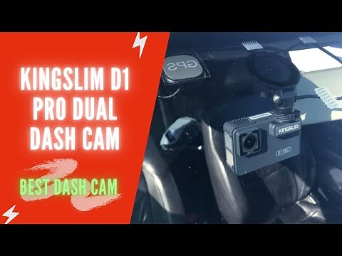 Review Kingslim D1 pro Dual Dash Cam 4K Record Inside - Front and Inside Dash Camera