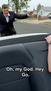 1M views · 1K reactions | Runaway bride escapes crazy groom by jumping into moving car! 勞 | Jamie and Blake | Facebook