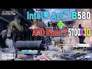 Intel Arc B580 + AMD Ryzen 7 5700X3D | Test in Games | 1440p