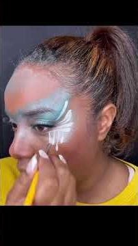 Winter Princess Face Paint Tutorial ❄️👑✨