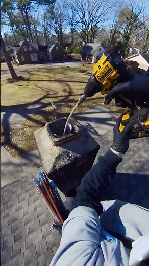 Furnace Exhaust Chimney Cleaning in Virginia Beach | Chimney & Boiler Vent Maintenance #diy #chimney