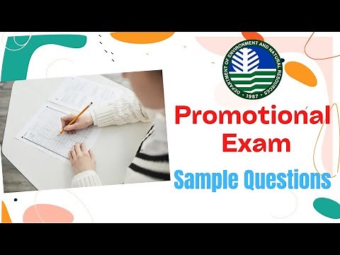 DENR Sample Questions - Promotional Exam 2023 | Mey Mik