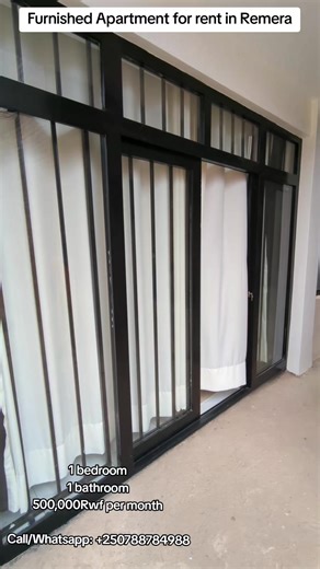 One bedroom apartment for rent in Remera 500,000 (500k) Rwf per month #livinginrwanda