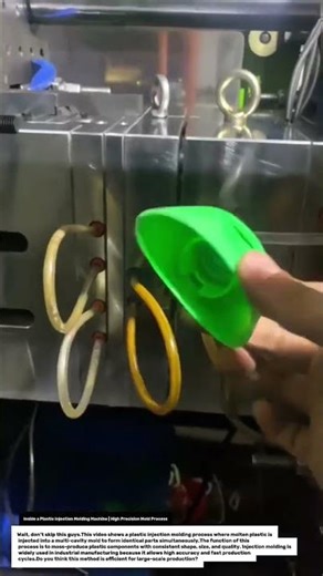 Inside a Plastic Injection Molding Machine | High Precision Mold Process.