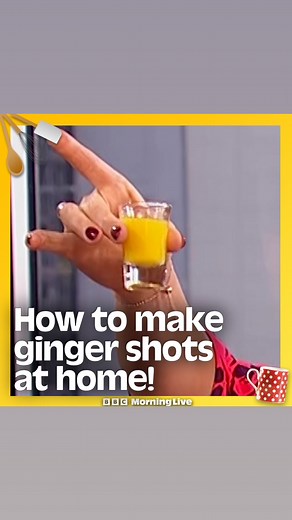 🫚 Here's how to make a super healthy ginger shot for around £1, rather than the £2.50 in the shops. INGREDIENTS: 1 orange 1 lemon 3 inches of fresh ginger, keep the skin on 1⁄4 tsp ground turmeric 1⁄2 tsp black pepper 1 or 2 cups of water METHOD: 1. Peel your oranges and lemon and cut into smaller wedges. 2. Wash your ginger well and cut into chunks. 3. Add all the ingredients into your blender with the water, pop the lid on and blend on high until smooth. This will take several minutes. Pour t
