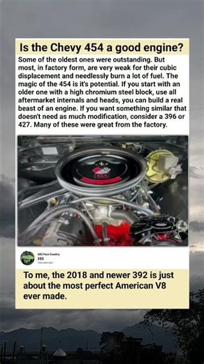 Is the Chevy 454 a good engine?