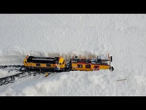 WORKING Lego Train Snow Plow
