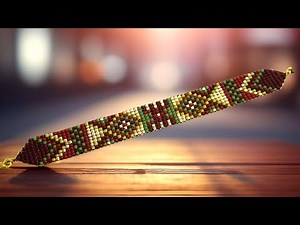 How to Make a Loom Beaded Bracelet with a Boho Design