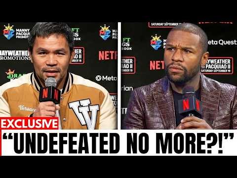 “NO MORE UNDEFEATED!” Manny Pacquiao WARNS Floyd Mayweather 😳 Live Press Conference #Boxing