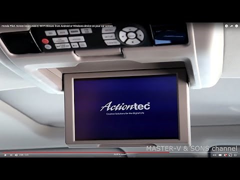 Honda Pilot. WI-FI Stream from Android or Windows device on your car screen.