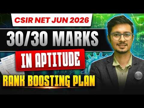 Rank Boosting Plan in Aptitude | CSIR NET June 2026 | IFAS