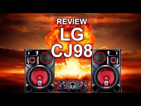 LG CJ98 - Equipo de sonido con 3500 W RMS de potencia