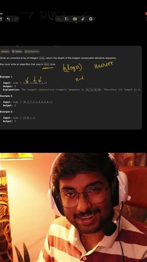 Leetcode problem Longest Consecutive sequence | DSA| Problem Solving #leetcode #codinginterview