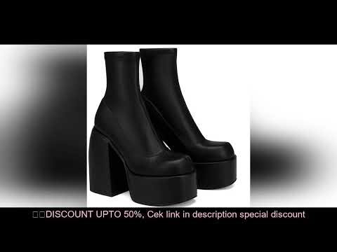 Luxury Jeans Platform Boots Women 2022 Autumn Winter New Waterproof Chunky High-heeled Boots Plus Si