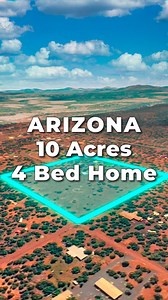 10 Acres of LAND for SALE in ARIZONA with a 4 Bedroom, 3 Bathroom Home, Barn, Greenhouse, Tiny Home & RV Hookups. This Arizona Property is Turn-Key and Move-In Ready. Discover this beautifully remodeled 2,500 sq ft off-grid paradise in Vernon, AZ, set on 10.03 private, level, and tree & meadow-covered acres. Remodel completed in 2025, the residence offers 4 bedrooms and 3 bathrooms with modern updates throughout, blending comfort and functionality. This horse property is fully equipped with a 4-