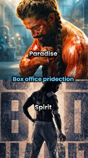 Paradise VS Spirit Box Office pridection 🔥🤯 #viral #shorts #south #blockbuster #cinema #movie#battle