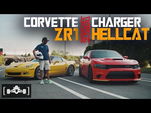 Corvette C6 ZR1 vs. SRT Hellcat Charger Roll Race | An Unconventional Dodge versus Chevy Showdown