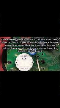 BMW E46 instrument cluster repair