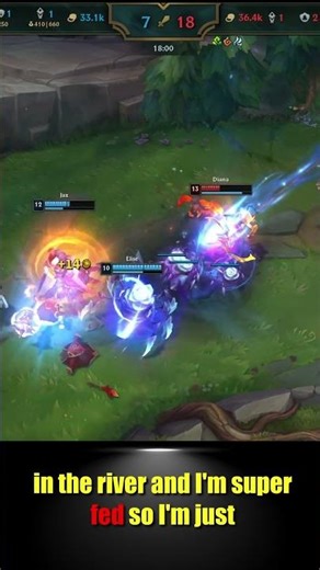 Diving a Diana in Season 26? That’s a bold choice. 🤡 #lol #outplay #lolshorts #leagueoflegends
