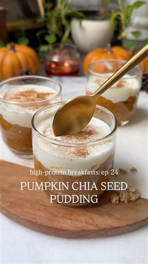 PUMPKIN CHIA SEED PUDDING 🩷