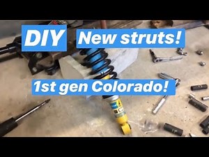 How to change front shocks/struts 2wd 2003-2012 Chevy Colorado & GMC Canyon