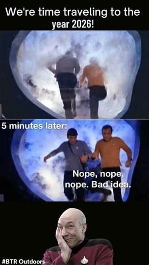 Why Star Trek never time travels to 2026 #trump #wokeism #startrek #democrats #republican #funny