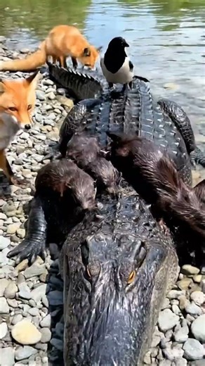 The Most Unlikely Animal Meeting You'll See All Day