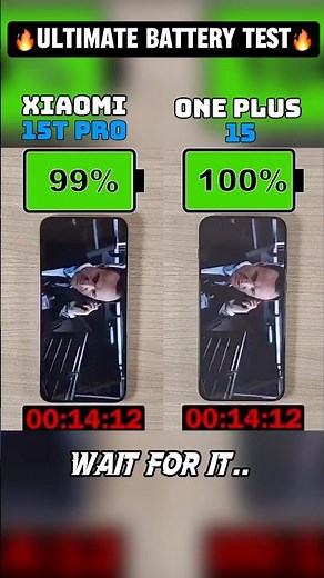 XIAOMI 15T PRO VS ONE PLUS 15 !! BATTERY TEST