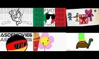 Mix of 6 videos from youtube : asdf movie 4 comparison  (original vs 2 countryballs vs pocoyo vs vyond vs bfdi)