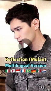 Travys Kim 김주우 on Instagram: ""Reflection" in 8 languages!🌏 Here's my multi-language cover of Mulan's theme song. Why don't you sing along with me?🎙️ [8 languages in this reel] French🇫🇷-Japanese🇯🇵-Dutch🇳🇱-German🇩🇪-Spanish🇲🇽-Portuguese🇧🇷-Bahasa Indonesia🇮🇩-Italian🇮🇹 If you enjoyed this reel, plz give it a LIKE, SHARE, and FOLLOW! Your support means the world to me!😉 . . . #disney #disneymusic #cover #singing #singer #polyglot #multilingual #multilanguage #mulan #reflection #exp
