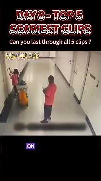 Top 5 Scariest Clips – Can You Watch All 5? #day8 #horror #scary