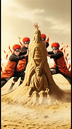 Everyone Mocked Naruto’s Sand Art… Until This Shocking Comeback! #naruto #sasuke #kakashi #shorts