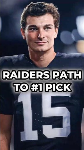 Raiders Path To The #1 Pick Explained #nfl #raiders #shorts