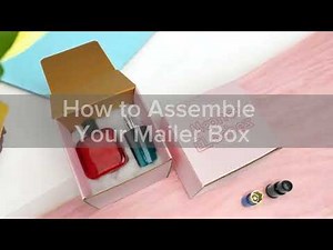 How to Assemble a Tuck Top Mailer Box – Quick Tutorial BannerBuzz