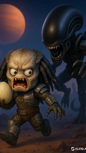 #sehar if steal from the Xenomorph queen, you better run predator