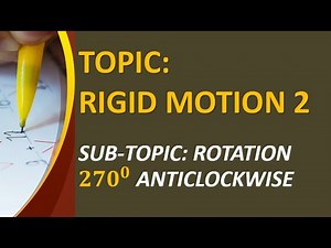 rotation 270 degrees anticlockwise