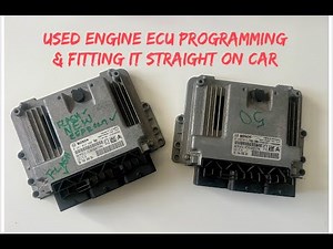 PROGRAM USED ENGINE ECU AND FIT ON CAR