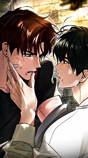 He didn't expect to see this on the back of the quiet student. #bl #blromance #blmanhwa