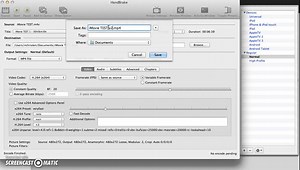 Compress video using handbrake