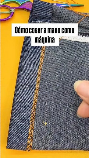 How to hand sew like a machine | Easy sewing hack #sewing